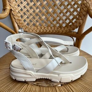 Strappy Beige Sandals